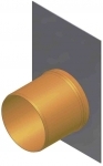 HAURATON FASERFIX SUPER KS 100,ŚCIANKA CZOŁOWA TYP 020,Z KRÓĆCEM (8089